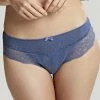 Panache Ana Vintage Blue Lace Brief Panty 9395