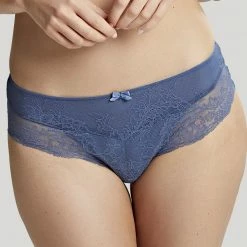Panache Ana Vintage Blue Lace Brief Panty 9395