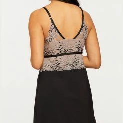 Montelle Parisian Kiss Taupe Black Gown 9466 Lingerie 13 Montelle Parisian Kiss Taupe Black Gown 9466 Lingerie