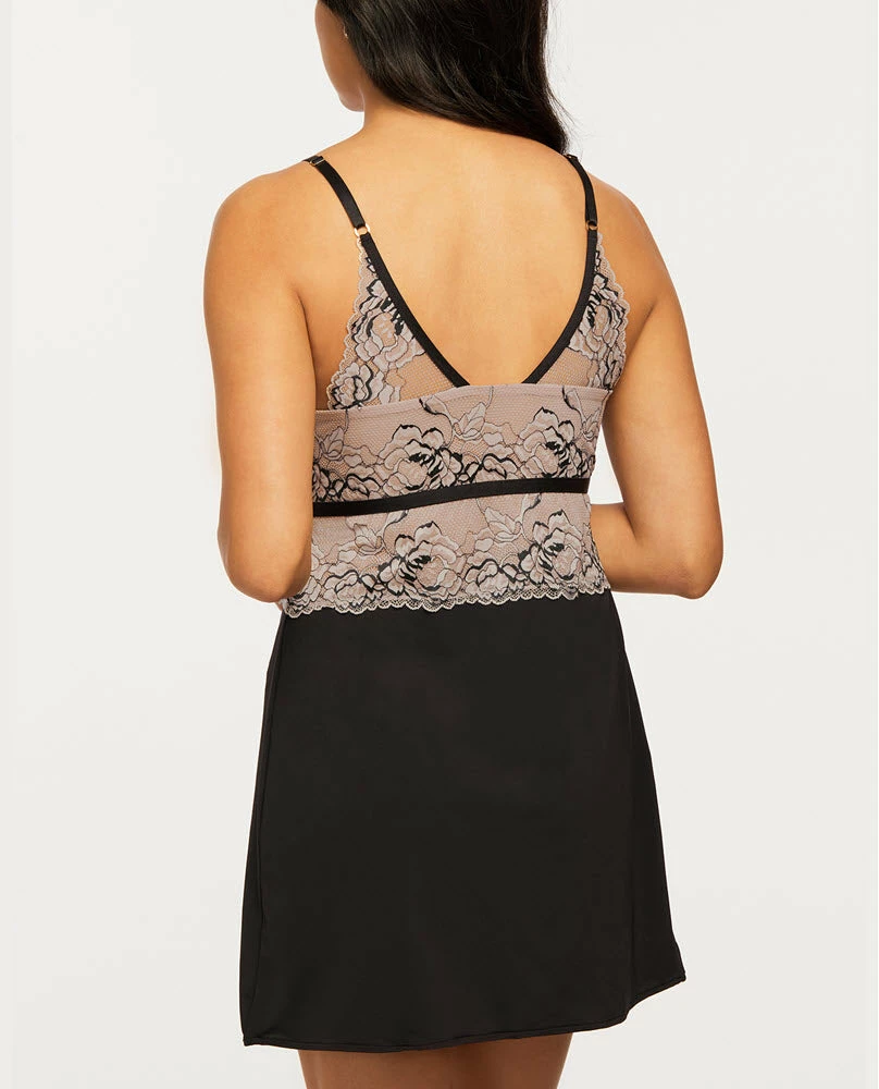 Montelle Parisian Kiss Taupe Black Gown 9466 Lingerie 5 Montelle Parisian Kiss Taupe Black Gown 9466 Lingerie