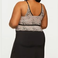 Montelle Parisian Kiss Taupe Black Gown 9466 Lingerie 15 Montelle Parisian Kiss Taupe Black Gown 9466 Lingerie