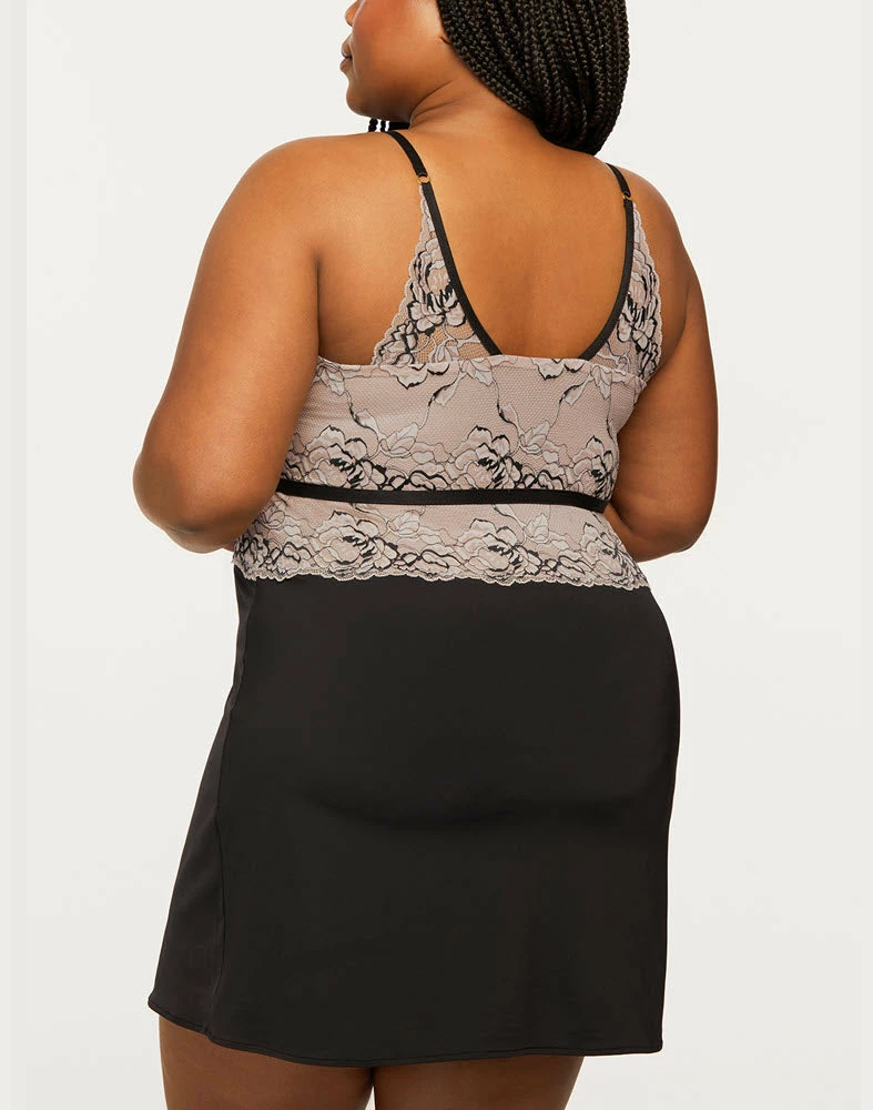 Montelle Parisian Kiss Taupe Black Gown 9466 Lingerie 7 Montelle Parisian Kiss Taupe Black Gown 9466 Lingerie