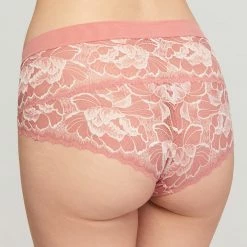 Montelle Roseclay Blush Lace High Waist Panty 9477 Bra & Panty Sets