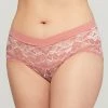 Montelle Roseclay Blush Lace High Waist Panty 9477 Bra & Panty Sets