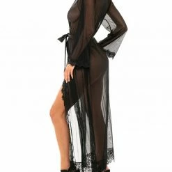 Panties Oh La La Cheri Lingerie Provence Black Long Robe 95-11136
