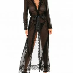 Panties Oh La La Cheri Lingerie Provence Black Long Robe 95-11136