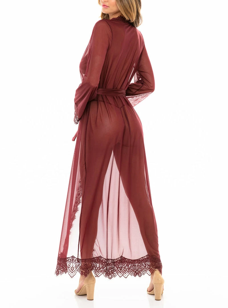 Panties Oh La La Cheri Lingerie Provence Zinfandel Long Robe 95-11136 5 Panties Oh La La Cheri Lingerie Provence Zinfandel Long Robe 95-11136