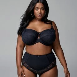 Panache Sculptresse Estel Black Lace Bra 9685