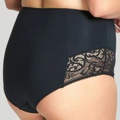 Panache Sculptresse Estel Black High Waist Brief Panty 9684 Bra & Panty Sets