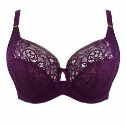 Panache Sculptresse Estel Damson Purple Lace Bra 9685