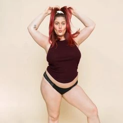 Panties Proof Leak Free Black Lace Cheeky Panty CY1002