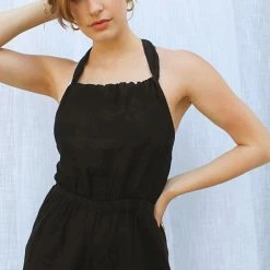 Swim Aquavita Pamina Black Romper Cover Up SP225000 8 Swim Aquavita Pamina Black Romper Cover Up SP225000