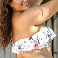 Artesands Swimwear Clementine White Vermeer Bikini Top 3854CL