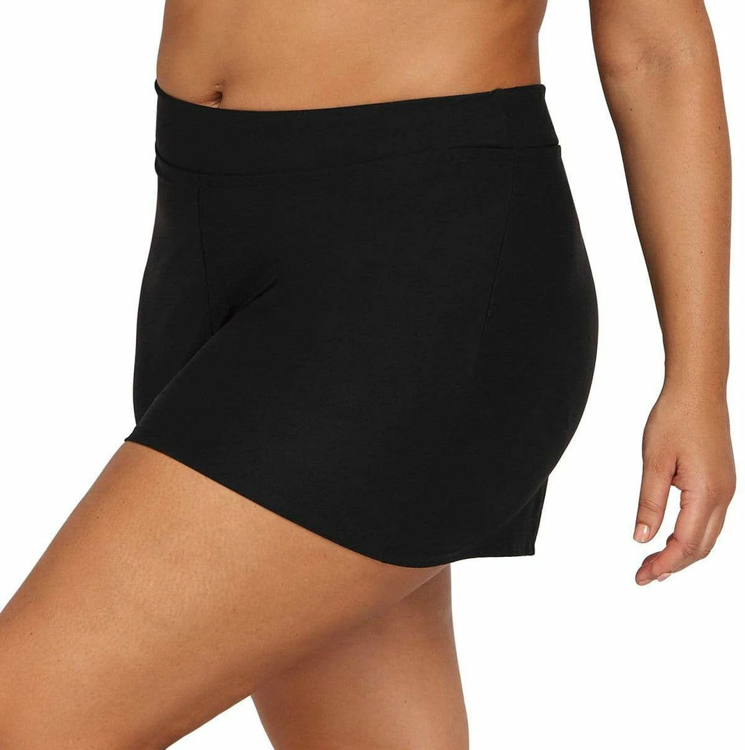 Artesands Swimwear Hues Black Delacroix High Waist Swim Short 4708P 5 Artesands Swimwear Hues Black Delacroix High Waist Swim Short 4708P