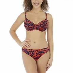 Freya Swimwear Tiger Bay Sunset Plunge Bikini Top 200702