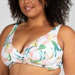 Artesands Swimwear April Spritz White Delacroix Bikini Top 3711AS