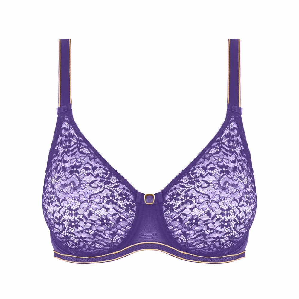 Bras Empreinte Allure Purple Seamless Lace Bra E-G 07205 7 Bras Empreinte Allure Purple Seamless Lace Bra E-G 07205
