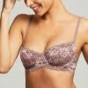 Montelle Flirt Almond Spice Demi Lace Bra 9312 1 Montelle Flirt Almond Spice Demi Lace Bra 9312
