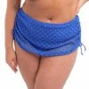 Elomi Swimwear Bazaruto Sapphire Adjustable Skirted Brief Bikini Bottom 800683