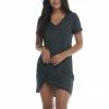 Body Glove Swimwear April Black T Shirt Dress Cover Up 39-538624