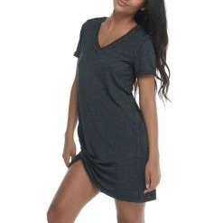 Body Glove Swimwear April Black T Shirt Dress Cover Up 39-538624