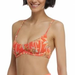 Body Glove Swimwear Balata Garden Palmer Sunset Underwire Bikini Top 39-567108