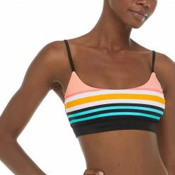 Body Glove Swimwear Coral Reef Black Aro Bikini Top 39-570119