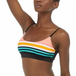 Body Glove Swimwear Coral Reef Black Aro Bikini Top 39-570119