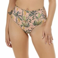 Body Glove Swimwear Equator Ginger Black High Waist Bikini Bottom 39-574152