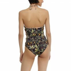 Body Glove Swimwear Equator Rosa Black One Piece 39-574261