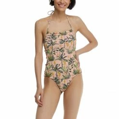 Body Glove Swimwear Equator Rosa Black One Piece 39-574261