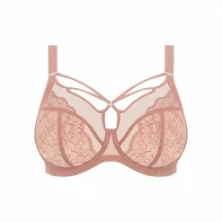 Elomi Brianna Ash Rose Unlined Strappy Plunge Bra 8080