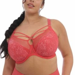 Elomi Brianna Cayenne Unlined Strappy Plunge Bra 8080