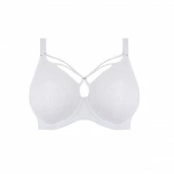 Elomi Brianna White Unlined Strappy Plunge Bra 8080