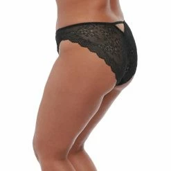 Elomi Charley Black Brazilian Thong Panty 4385 Bra & Panty Sets