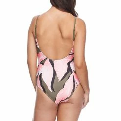 Body Glove Swimwear Surface Simplicity One Piece 39-51863 Cactus