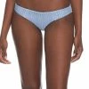 Body Glove Swimwear Wild Eclipse Surf Rider Bikini Bottom 39-494136 Blue And White Stripe