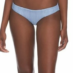 Body Glove Swimwear Wild Eclipse Surf Rider Bikini Bottom 39-494136 Blue And White Stripe