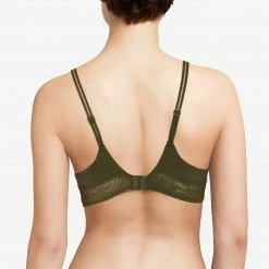 Chantelle Alto Khaki Green Demi T Shirt Bra 12L6 Bras