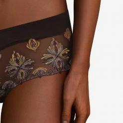 Bra & Panty Sets Chantelle Champs Elysees Ebony Hipster Panty 2604