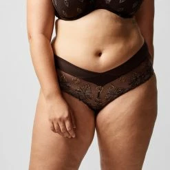 Bra & Panty Sets Chantelle Champs Elysees Ebony Hipster Panty 2604