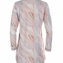 PJS & Lounge MeMoi Loungewear Marble Peach Night Shirt CNS07032