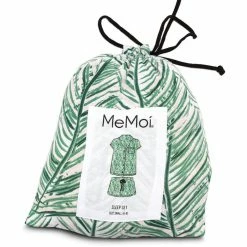 PJS & Lounge MeMoi Loungewear Green Palm Play Notch Collar Pajama Set CPJ06193