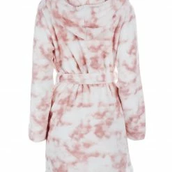 MeMoi Loungewear Marble Plush Robe CRS07030 PJS & Lounge