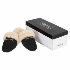 MeMoi Loungewear Brixton Black Loafer Slipper CSL05262 7 MeMoi Loungewear Brixton Black Loafer Slipper CSL05262