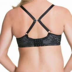 Bras Cake Waffles Black Spacer Nursing Contour Bra 24-1030-06