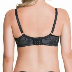 Bras Cake Waffles Black Spacer Nursing Contour Bra 24-1030-06