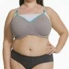 Cake Zest Grey Nursing Sports Bra 24-1018-78