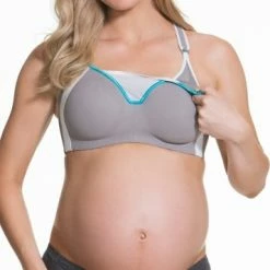 Cake Zest Grey Nursing Sports Bra 24-1018-78