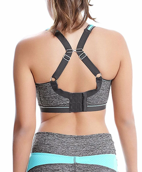 Bras Freya Epic Crop Grey Sports Bra 4004 4 Bras Freya Epic Crop Grey Sports Bra 4004